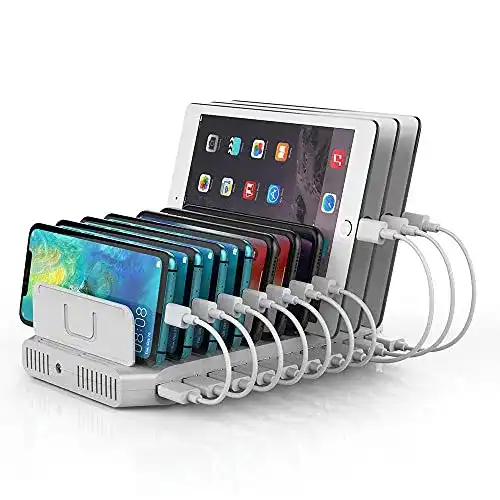 UNITEK USB Ladestation mit 10 Ports für mehrere Geräte