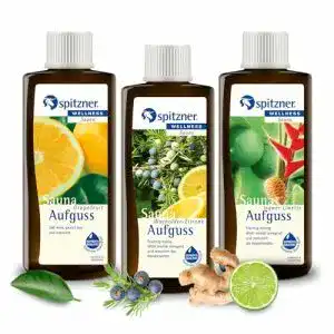 Spitzner Saunaaufguss Set Vital und Kräftig 3 x 190ml