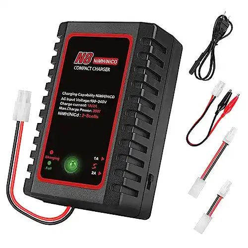 Modellbau Ladegerät Htrc für NiMH/NiCD Akkus 2-8s