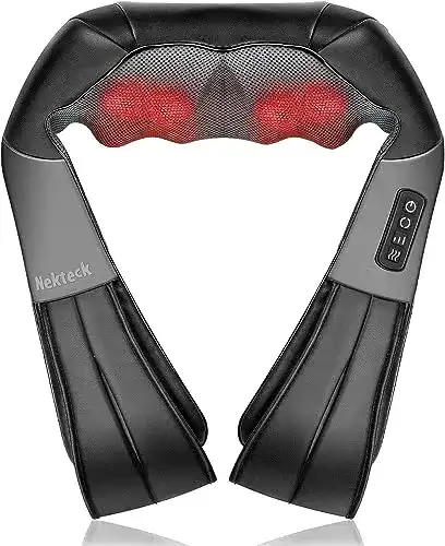 Nackenmassagegerät Nekteck Shiatsu Hals und Rücken Massager