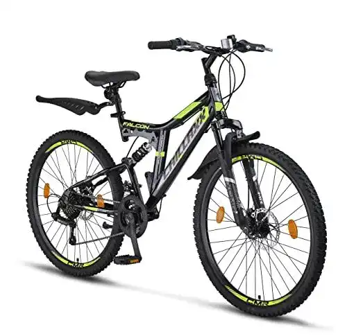 Chillaxx Mountainbike 26 Zoll Falcon mit Scheibenbremse und 21 Gängen