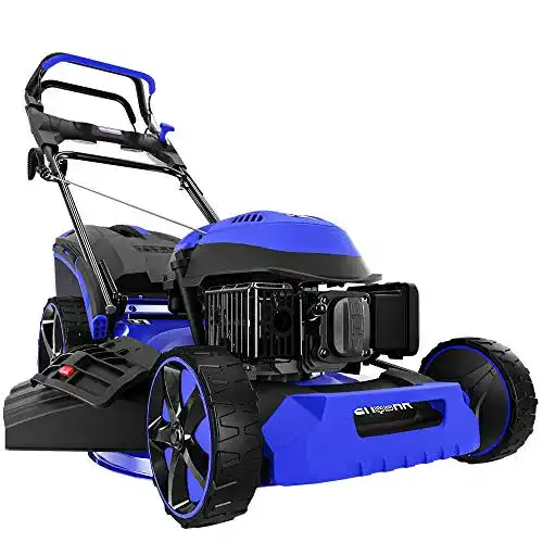 Benzin Rasenmäher mit 53 cm Schnittbreite von Denqbar