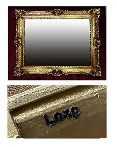Barock Spiegel Lnxp Wandspiegel in Gold 90×70 cm