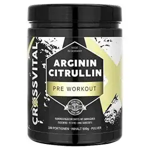 L-Arginin und L-Citrullin Pulver von Crossvital, 500g