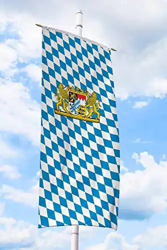 Bayern Flagge Deitert 80 x 200 cm Fahne für Fahnenmast