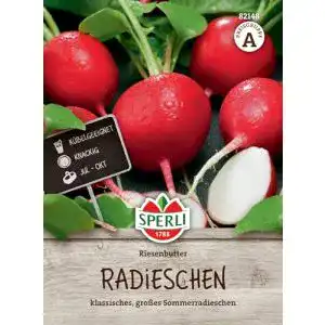 Radieschen-Samen von Sperli 82148 für aromatische Riesenbutter-Radieschen