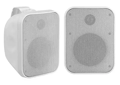 Pronomic OLS-5 WH DJ PA Outdoor-Lautsprecher Paar für Garten