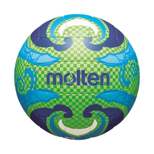 Beachvolleyball Molten Unisex in Grün/Blau, Größe 5