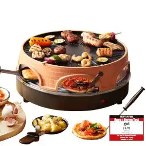 Pizzaofen Emerio Pizzarette für Mini-Pizza und Raclette