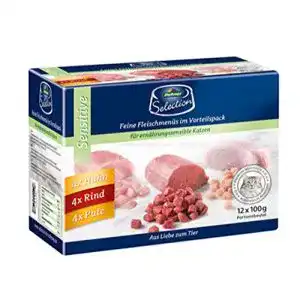 Dehner Premium Katzenfutter Sensitive Multipack für ernährungssensible Katzen