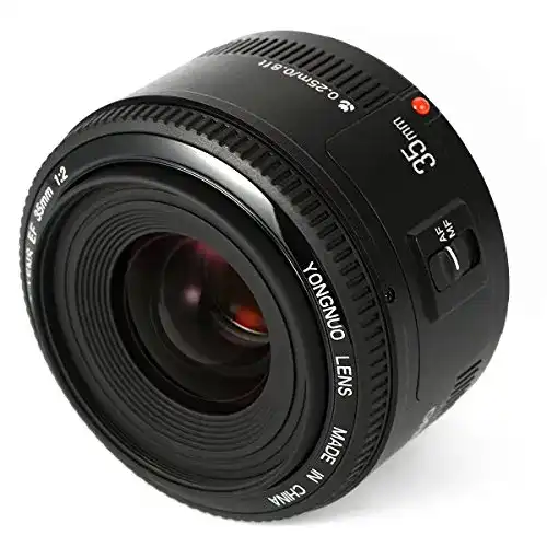Yongnuo YN35mm F2 Objektiv für Canon Kameras