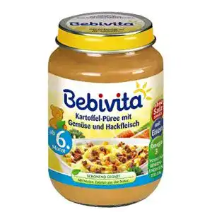 Babynahrung Bebivita Kartoffelpüree mit Gemüse und Hackfleisch