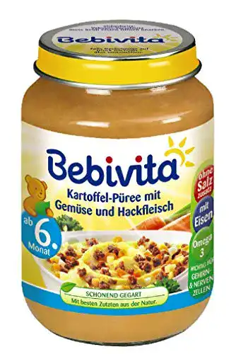 Babynahrung Bebivita Kartoffelpüree mit Gemüse und Hackfleisch
