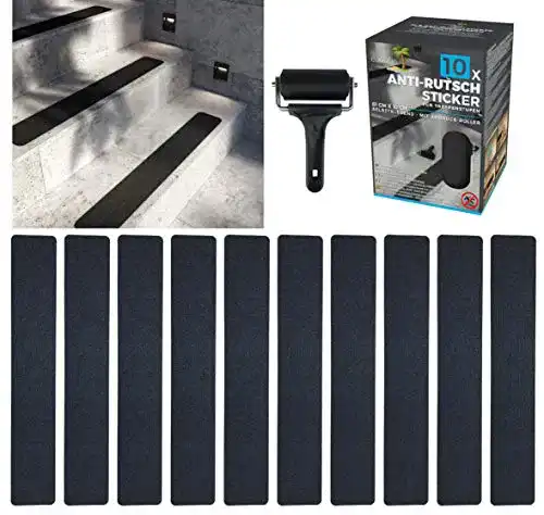 Antirutschstreifen für Treppen – cocofy Anti-Rutsch Sticker 10er Set