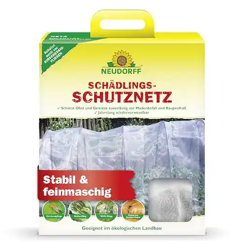 Gemüseschutznetz Neudorff Schädlingsschutznetz Feinmaschige Abdeckung für Obst und Gemüse