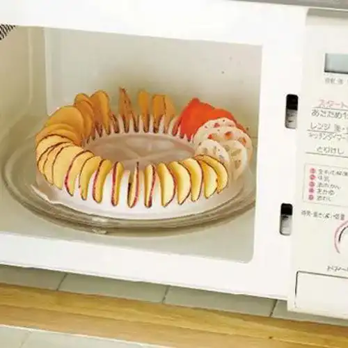 Chipsmaker für die Mikrowelle von Demiawaking Kalorienarme DIY Snacks