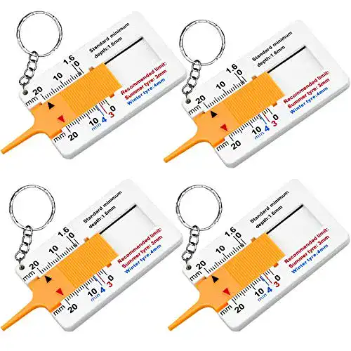 Reifenprofilmesser YMSJ 20 mm – Set mit 4 Stück