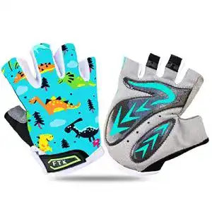 Fahrradhandschuhe für Kinder Finger Ten MTB Halbfinger Outdoor