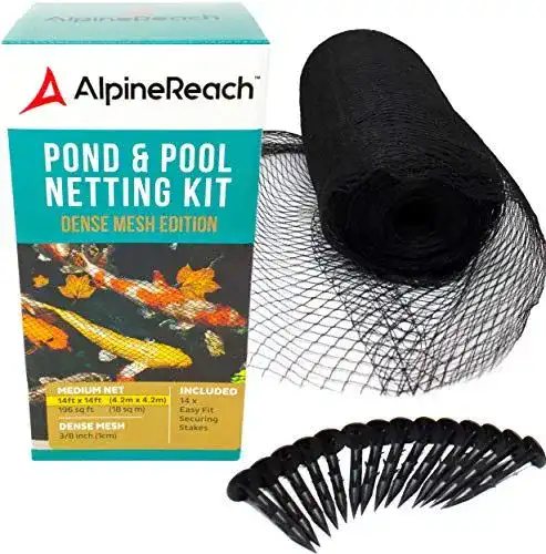 Maulwurfnetz AlpineReach 4,5 m x 4,5 m für Teich und Pool