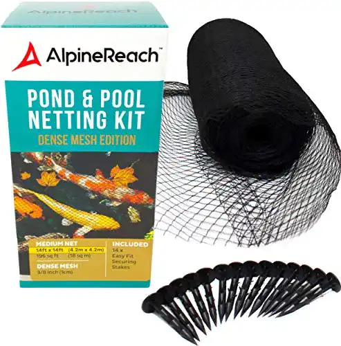 Maulwurfnetz AlpineReach 4,5 m x 4,5 m für Teich und Pool