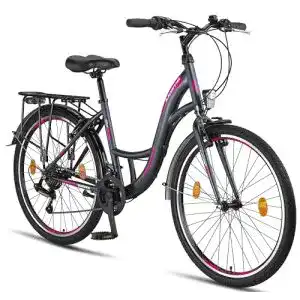 Fahrrad bis 500 Euro Licorne Bike Stella Citybike 21 Gang