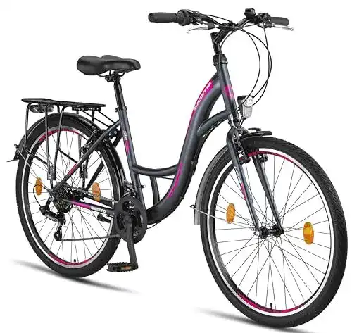 Fahrrad bis 500 Euro Licorne Bike Stella Citybike 21 Gang