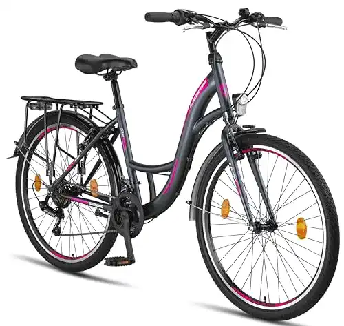 Fahrrad bis 500 Euro Licorne Bike Stella Citybike 21 Gang