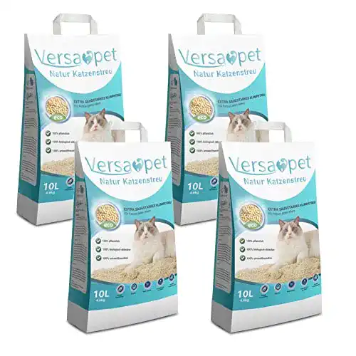 Katzenstreu Pellets Versapet ToFu klumpend 4er Pack