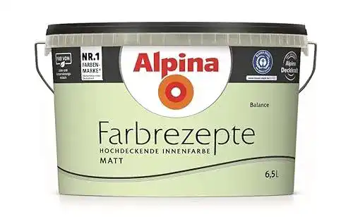 Wandfarbe Grün Alpina Farbrezepte 6,5 L Balance