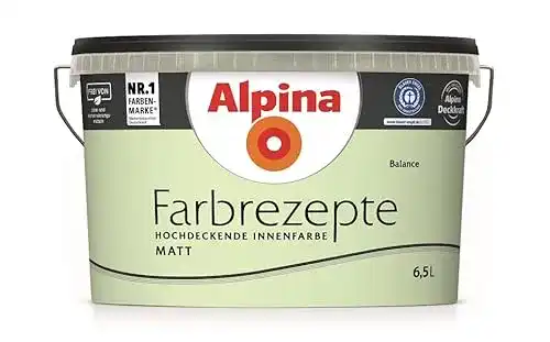 Wandfarbe Grün Alpina Farbrezepte 6,5 L Balance