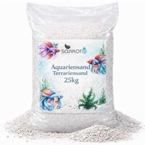 Aquarium Bodengrund Samore 25 kg – Hochreiner Aquariensand