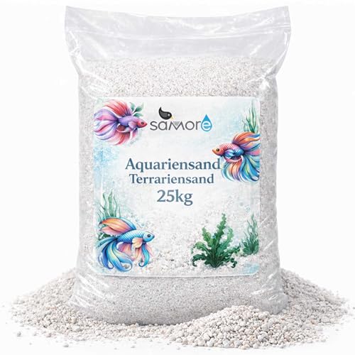 Aquarium Bodengrund Samore 25 kg – Hochreiner Aquariensand