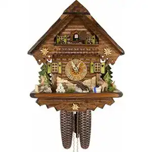 Kuckucksuhr aus dem Schwarzwald – Cuckoo Palace mit 8-Tages-Uhrwerk