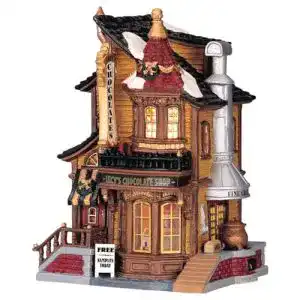 Weihnachtsdorf Lemax Lucys Chocolate Shop 45052 – Beleuchtetes Schokoladengeschäft