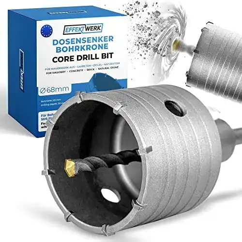 Lochsäge Effektwerk Kernbohrer 68 mm für Beton und Ziegel