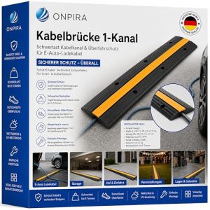 Kabelbrücke Onpira 1-Kanal für Schwerlast und Überfahrschutz