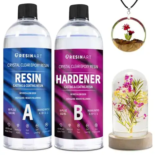 Epoxidharz Epresinart 36oz/1064ml 1:1 Verhältnis, ungiftig und klar