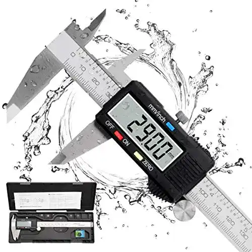 Digitaler Messschieber Qfun aus Edelstahl mit 150 mm