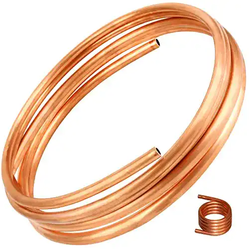 Kupferrohr Kwokwei weich, Kupferrundrohr 8mm x 6mm, 1,5m Länge