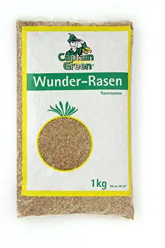 Rasensamen Captain Green 1KG – Schnellkeimend und robust