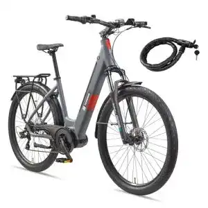 Telefunken E-Bike Damen 27,5 Zoll Tiefeinstieg mit Mittelmotor
