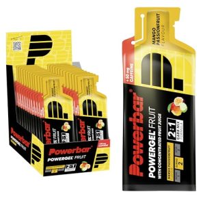 PowerGel Powerbar Fruit Mango Passionfruit 24x41g Hochwertiges Energiegel