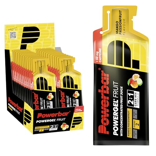 PowerGel Powerbar Fruit Mango Passionfruit 24x41g Hochwertiges Energiegel