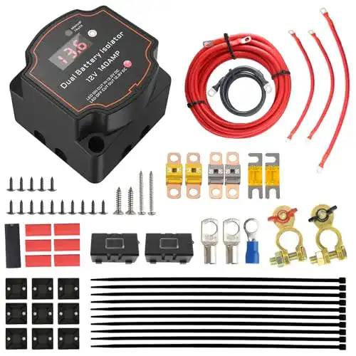 Vollautomatisches Trennrelais Liropau 12V/140A für Autos und Boote