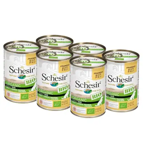 Bio-Hundefutter Schesir Dog Bio Monoprotein Huhn, nass