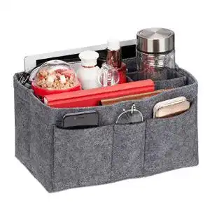 Handtaschenorganizer Relaxdays aus Filz für Ordnung in Taschen