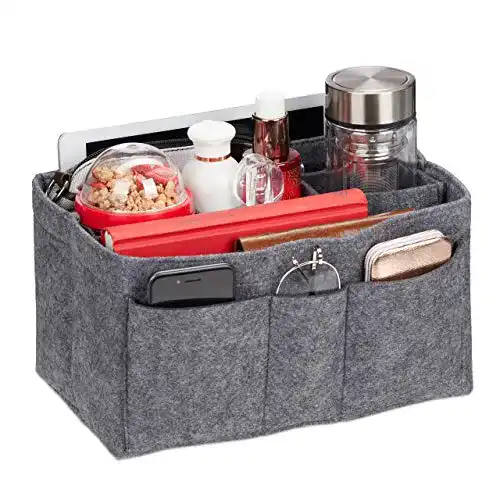 Handtaschenorganizer Relaxdays aus Filz für Ordnung in Taschen