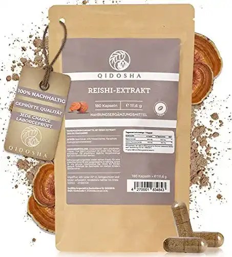Reishi Kapseln von QIDOSHA mit hochwertigem Reishi Extrakt