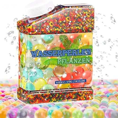 Wasserperlen Qimygift, 50.000 bunte Gelperlen für Dekoration und Blumen
