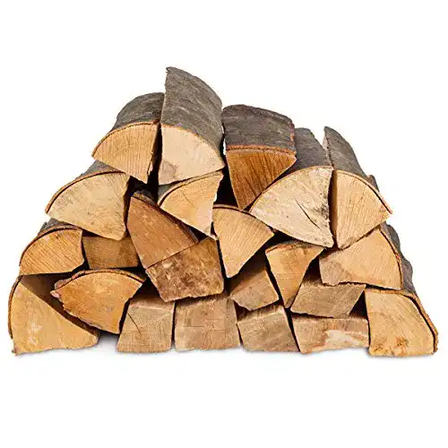 Brennholz BBQKontor 100 kg (4×25 kg) und 100 Bioanzünder